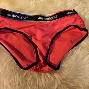 Justice Sport Kids Coral Underwear